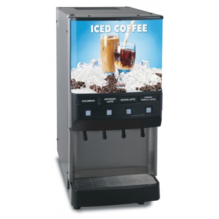 JDF4S IC, 4 valve iced coffee dispenser with cold water