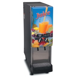 JDF2S PC LD, 2 valve juice dispenser, lit display, portion control