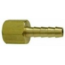 Brass adapter 3/8 barb x 3/8 FFL
