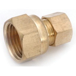 Brass adapter 1/4 compression x 3/8 FPT