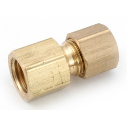 Brass adapter 1/4 compression x 1/4 FFL