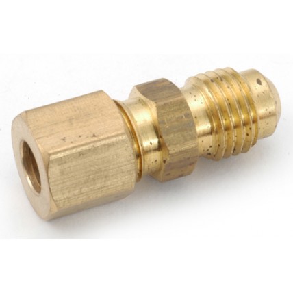 Brass adapter 1/4 compression x 1/4 MFL