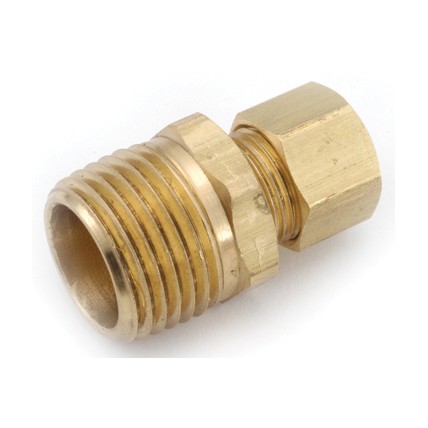 Brass adapter 3/8 compression x 1/2 MPT