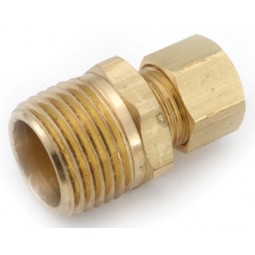 Brass adapter 1/4 compression x 1/8 MPT