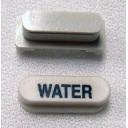 Oval snap-on button cap, WATER