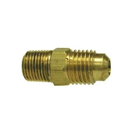 Brass ball check valve, 3/8 MFL x 1/4 MPT