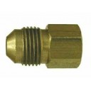 Brass adapter 1/4 MFL x 1/4 FPT