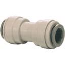 Equal straight connector tube (2) 1/4 OD