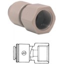 Connector tube 1/4 OD x 1/4 FPT