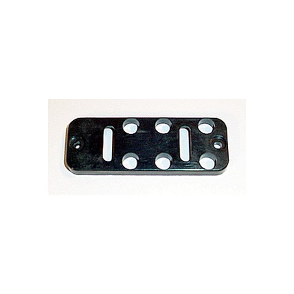 Button plate, 8, black