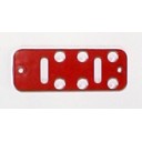 Button plate, 8, red